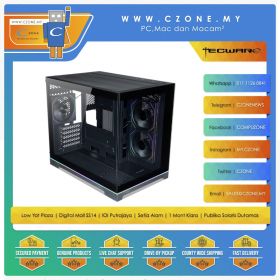 Tecware VXN Glow M TG Computer Case (mATX, TG, ARGB, Black)
