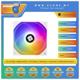 Thermalright C12CW Case Fan (1x 120mm, 4-pin PWM, White)