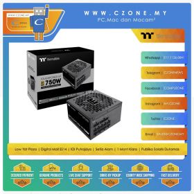 Thermaltake Toughpower Gt 750 Power Supply (750 Watts, 80plus Gold, ATX3.1, PCIe Gen5 Fully Modular)