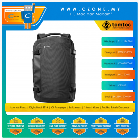 Tomtoc A82 Laptop Backpack (Fits 15" Laptop, Black)