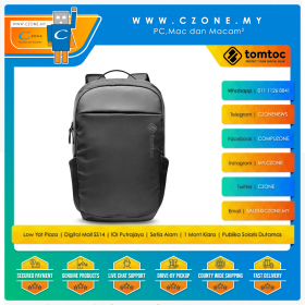 Tomtoc H61 Premium Urban Laptop Backpack (Fits 15” Laptop, Black)