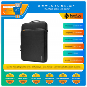 Tomtoc Premium H13 Protective Laptop Sleeve (Fits 13" Laptop, Black)