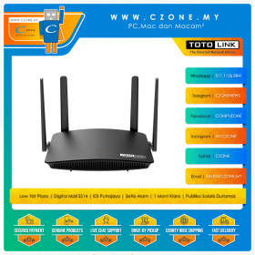 Totolink A720R AC1200 Dual Band Wireless Router (Dual Band AC1200)