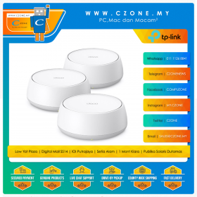 TP-Link Deco BE25 Whole Home Mesh WiFi 7 System