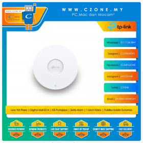 TP-Link EAP670 Wireless Access Point MU-MIMO Ceiling Mount (Dual Band-AX5400, Indoor)