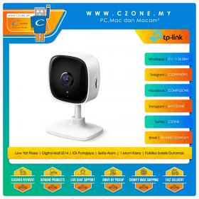 TP-Link Tapo C100 Home Security Wi-Fi Camera (1080P, MicroSD-128GB SUpport)
