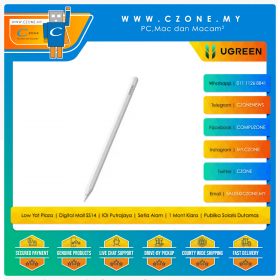 Ugreen Lp653 Magnetic Smart Stylus for iPad (White)