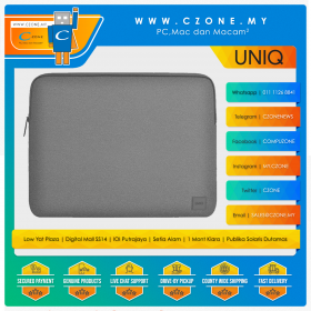 Uniq Cyprus Laptop Sleeve (Fits 16" MacBook Pro, Marl Grey)