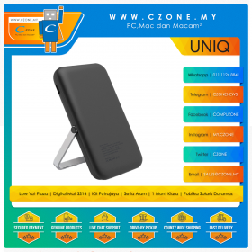 Uniq Hoveo Magnetic  Fast Wireless 5,000mAh Power Bank (Charcoal  Grey)