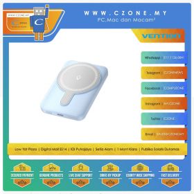 Vention FHSL0 5,000mAh  Power Bank - Blue