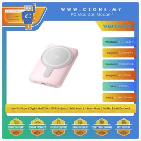 Vention FHSP0 5,000mAh Power Bank - Pink