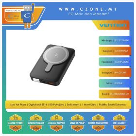 Vention FHTB0 10,000mAh Power Bank - Black