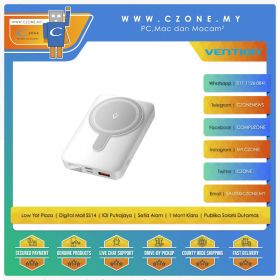 Vention FHTW0 10,000mAh Power Bank - White