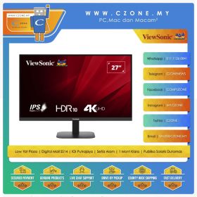 Viewsonic VA2708-4K-MHD Monitor (27", 3840x2160, IPS, 60Hz, 4ms) 