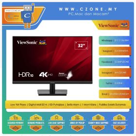 Viewsonic VA3208-4K-MHD Monitor (31.5", 3820x2560, VA, 75Hz, 4ms,Speaker)