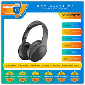Vinnfier ANC 200 High Performance Bluetooth Headphones (Black)