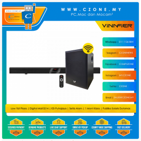 Vinnfier Hyperbar 505BTR Bluetooth Soundbar (Black)
