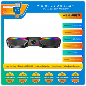 Vinnfier Hyperbar U20BT Bluetooth Soundbar Speaker (Black)