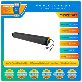 Vinnfier Hyperbar U30BT USB Powered Soundbar (Black)
