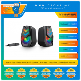 Vinnfier Icon 800 RGB 2.0 Speaker (Black)