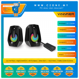 Vinnfier Icon 808 RGB 2.0 Speaker (Black)
