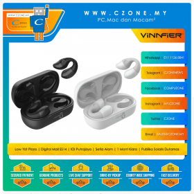 Vinnfier Momento 8 True Wireless Earbuds in Ear Cuff Design with Digital Display