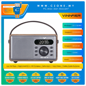 Vinnfier Neo Air 7C Bluetooth Clock Radio Portable Speaker