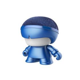 Xoopar Boy Mini Art Toy Portable Bluetooth Speaker (Blue Metallic Edition)
