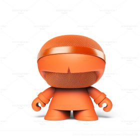Xoopar Boy Stereo Art Toy Portable Bluetooth Speaker (Orange)
