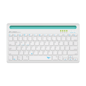 Alcatroz Xplorer Dock1 Bluetooth Keyboard (White/Turquoise)