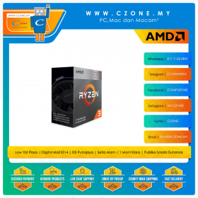 AMD Ryzen 3 3200G Processor (3.6GHz, 4.0GHz Boost, 4Cores, 4Threads, 2MB Cache, Radeon Vega Graphics)