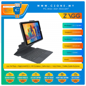 ZAGG Pro Keys With Trackpad Keyboard Case (iPad 10.2")