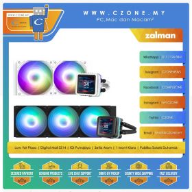 Zalman Alpha2 DS Series AIO CPU Liquid Cooler with LCD Display