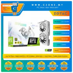 Zotac Geforce RTX™ 3060 Ti 8GB AMP LHR White Edition