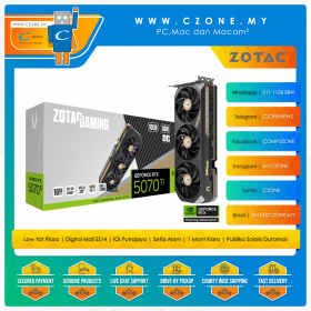 Zotac Geforce RTX 5070 TI 16GB Solid Core OC