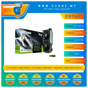 Zotac GeForce RTX™ 4060 Ti 8GB Twin Edge