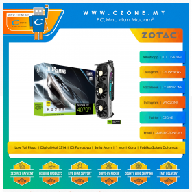 Zotac Geforce RTX™ 4070 Ti 12GB Trinity OC