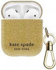 Kate Spade New York Flexible Case (AirPods, Gold Glitter)