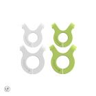 LeadTrend A-Clip Cable Organiser (Grey, Green)