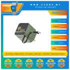 Momax - 1-Charge - MS-06F Zaku II - 35W GaN Wall Charger - Retractable USB C + 1 USB-C