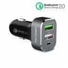 First Champion Car Charger (USB-C, 9A 45 Watts, Grey)