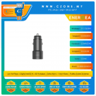 Energea - Alu Drive 20 Plus 20W Car Charger - 1 USB-A, 1 USB-C - Black