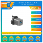 Energea - AmpCharge Gan35 35W Wall Charger - 1 USB-C, 1 USB-A