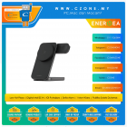 Energea - MagTrio Plus 3-in-1 Foldable Wireless Charger - Gunmetal