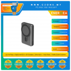 Energea - MagPac Pro Plus - 10,000mAh - Built-In USB-C - Power Bank - Gunmetal Black