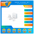 Anker A2629H21 PowerPort III Wall Charger (2x USB-C PD, 60 Watts, Travel, White)