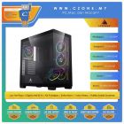 Acegeek Nebula ProARGB Computer Case (ATX, TG, ARGB, Black)