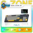 Aula F108Pro Thunder Black Tri-Mode Mechanical Keyboard (Reaper Switch, Black)