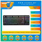 Aula F87 Side Engrave Tri-Mode Hot-Swappable Mechanical Keyboard (Reaper Switch, Black)