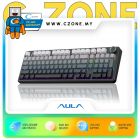 Aula F99Pro Gradient Gray Side Engrave Tri-Mode Mechanical Keyboard (Nimbus V3 Switch, Black) - DNR